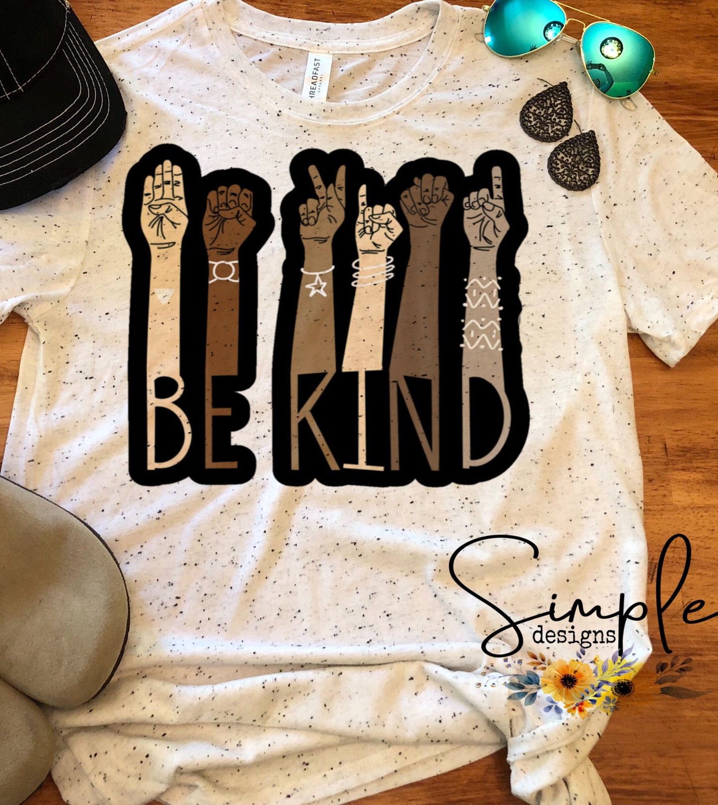 Be Kind Hands Sublimation Heat Transfer Sheets