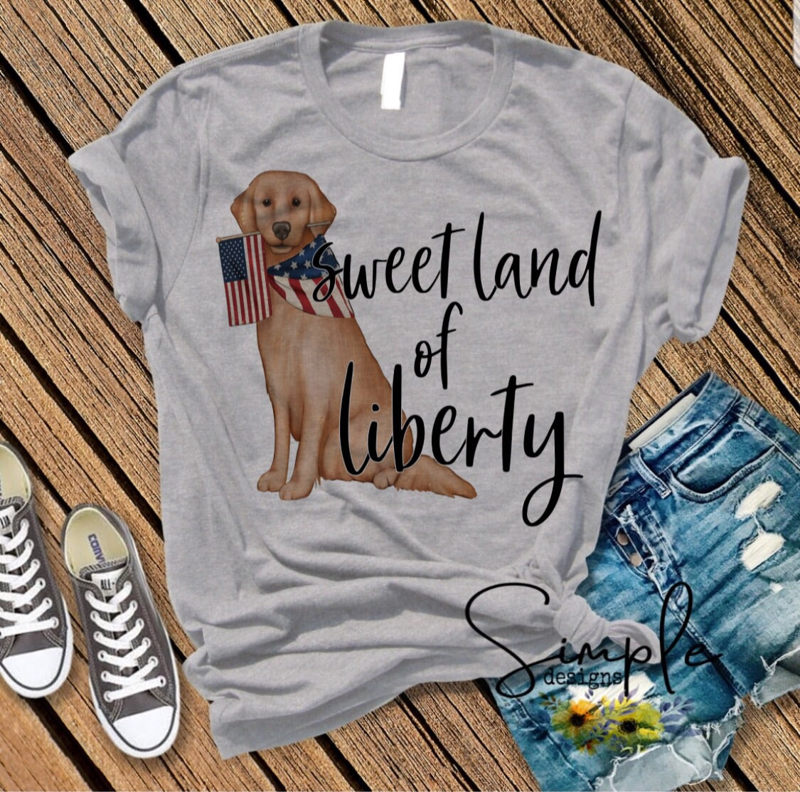 Sweet Land of Liberty Sublimation Heat Transfer Sheet