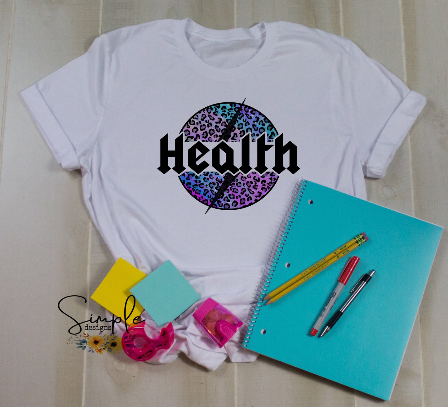 Health Custom Back to School Sublimation Heat Transfer Sheets