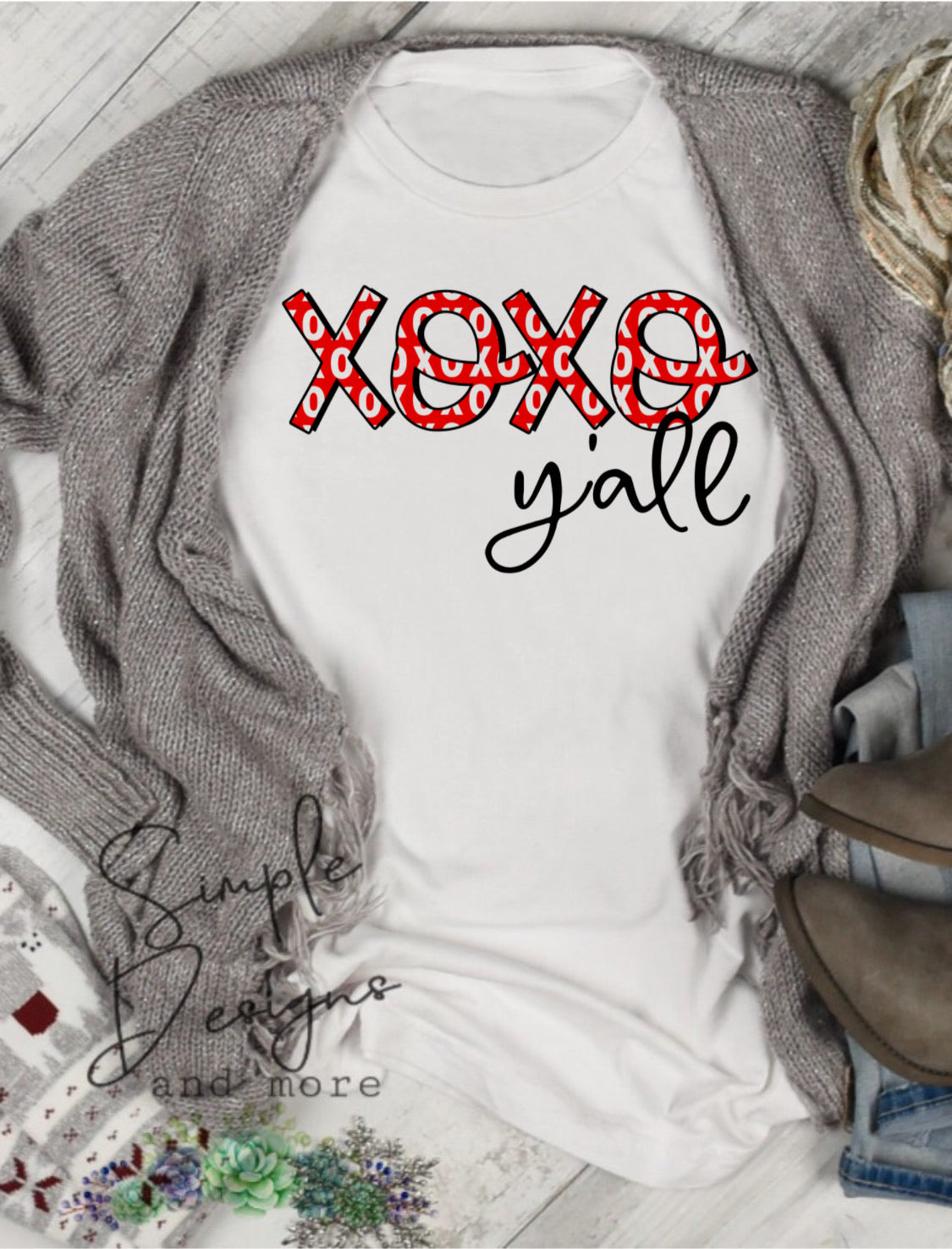 XOXO Y’all Valentines Sublimation Heat Transfer Sheets