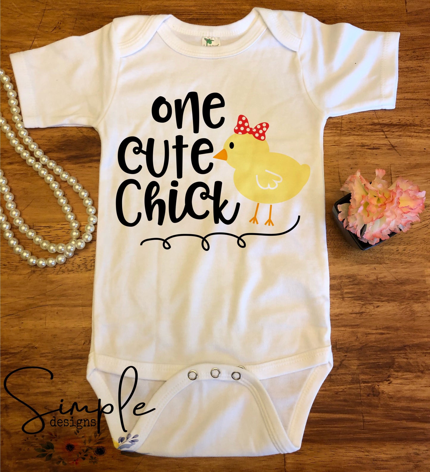 One Cute Chick Sublimation Heat Transfer Sheet