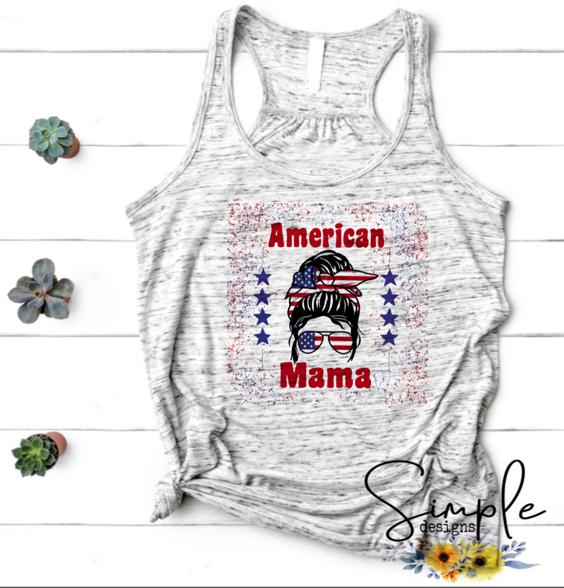 American Mama Speckled Sublimation Heat Transfer Sheet