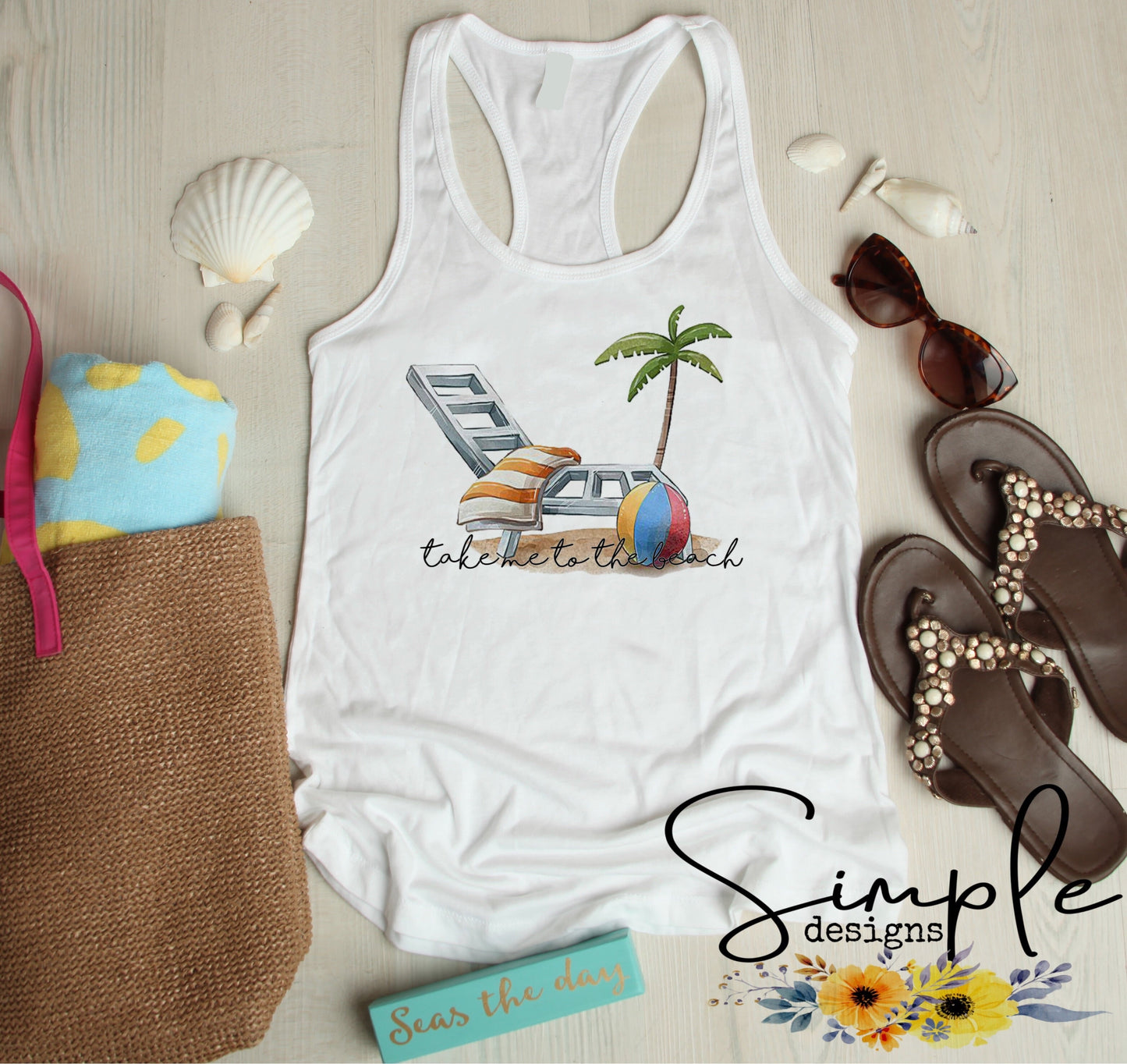 Take Me to the Beach Sublimation Heat Transfer Sheets