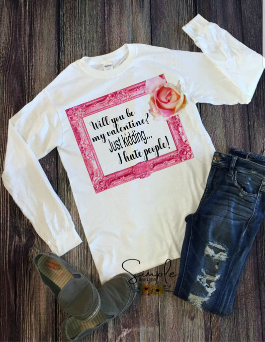 Will You Be My Valentines Sublimation Heat Transfer Sheets