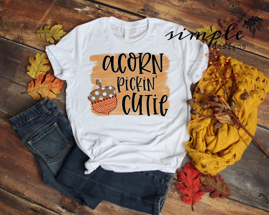 Acorn Pickin Cutie Sublimation Heat Transfer Sheet
