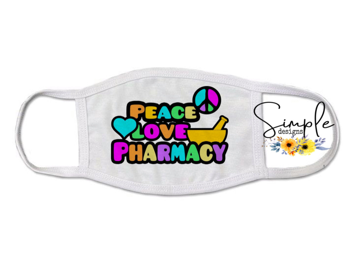 Peace Love Pharmacy Sublimation Heat Transfer Sheet