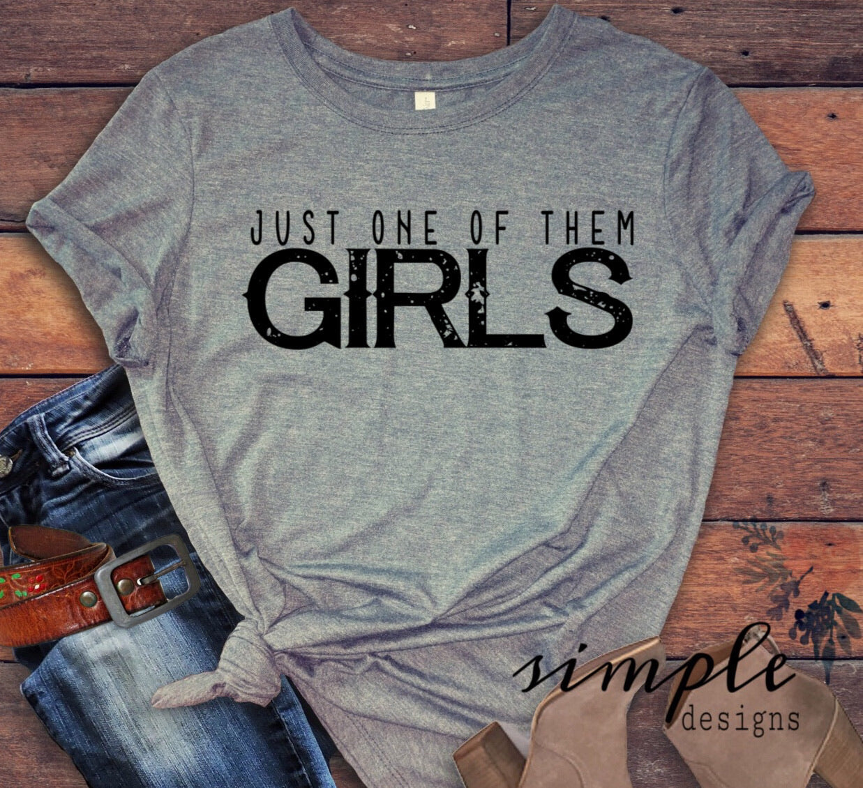 Just One of Them Girls Country Music Sublimation Heat Transfer Sheets