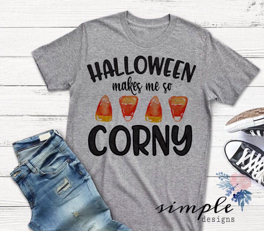 Halloween Makes Me Corny Sublimation Heat Transfer Sheet