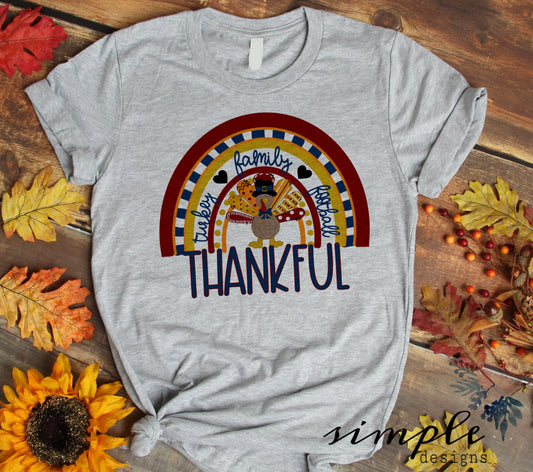 Thankful Turkey Sublimation Heat Transfer Sheet