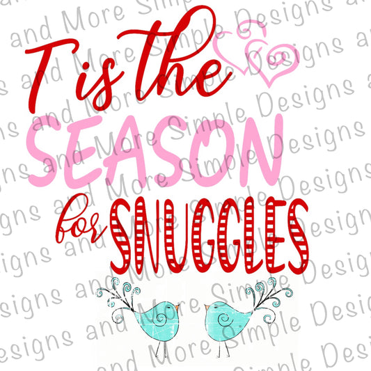 Tis the Season for Snuggles with Birds Valentine’s Day Sublimation Heat Transfer Sheets