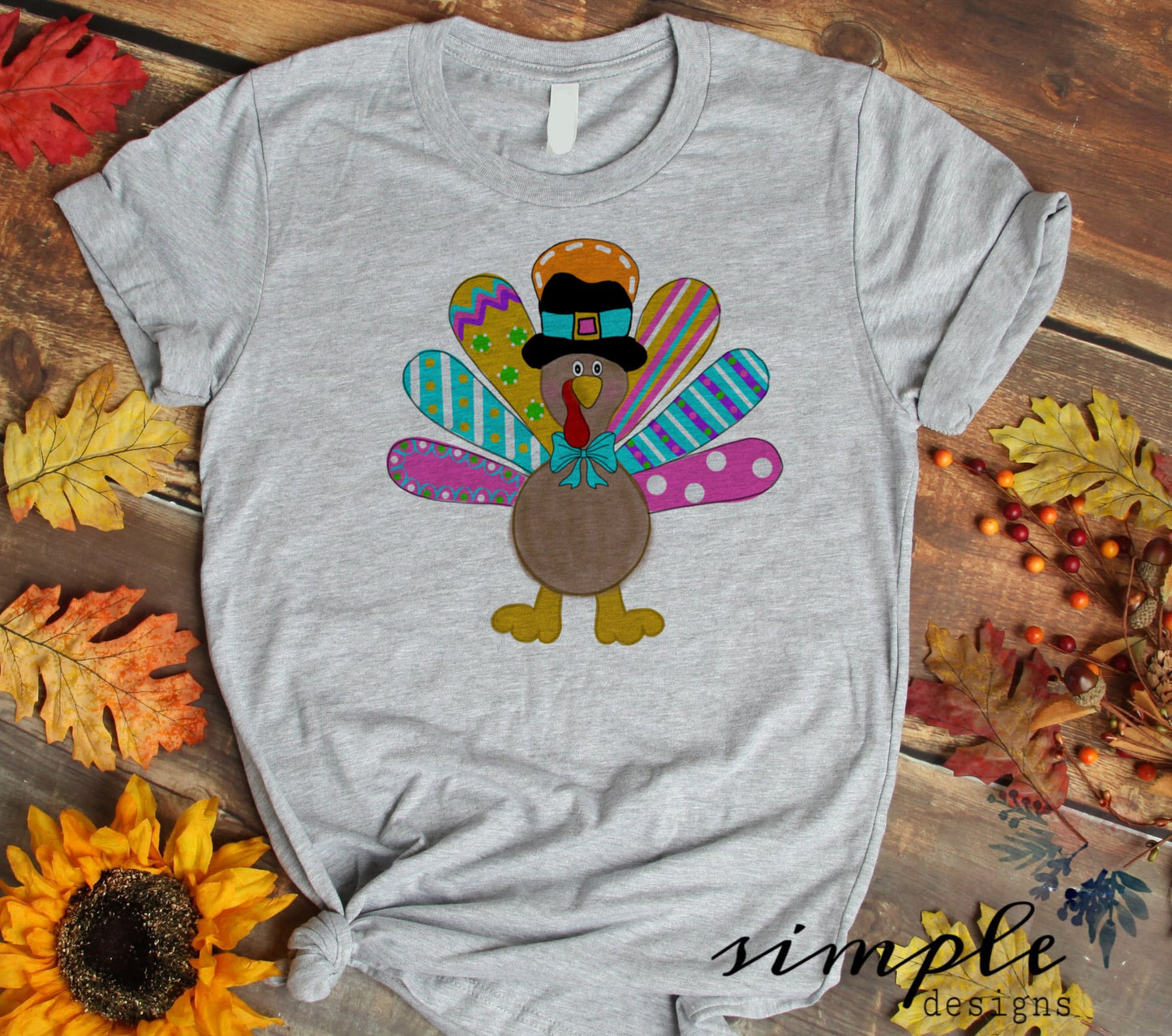 Colorful Turkey Sublimation Heat Transfer Sheet