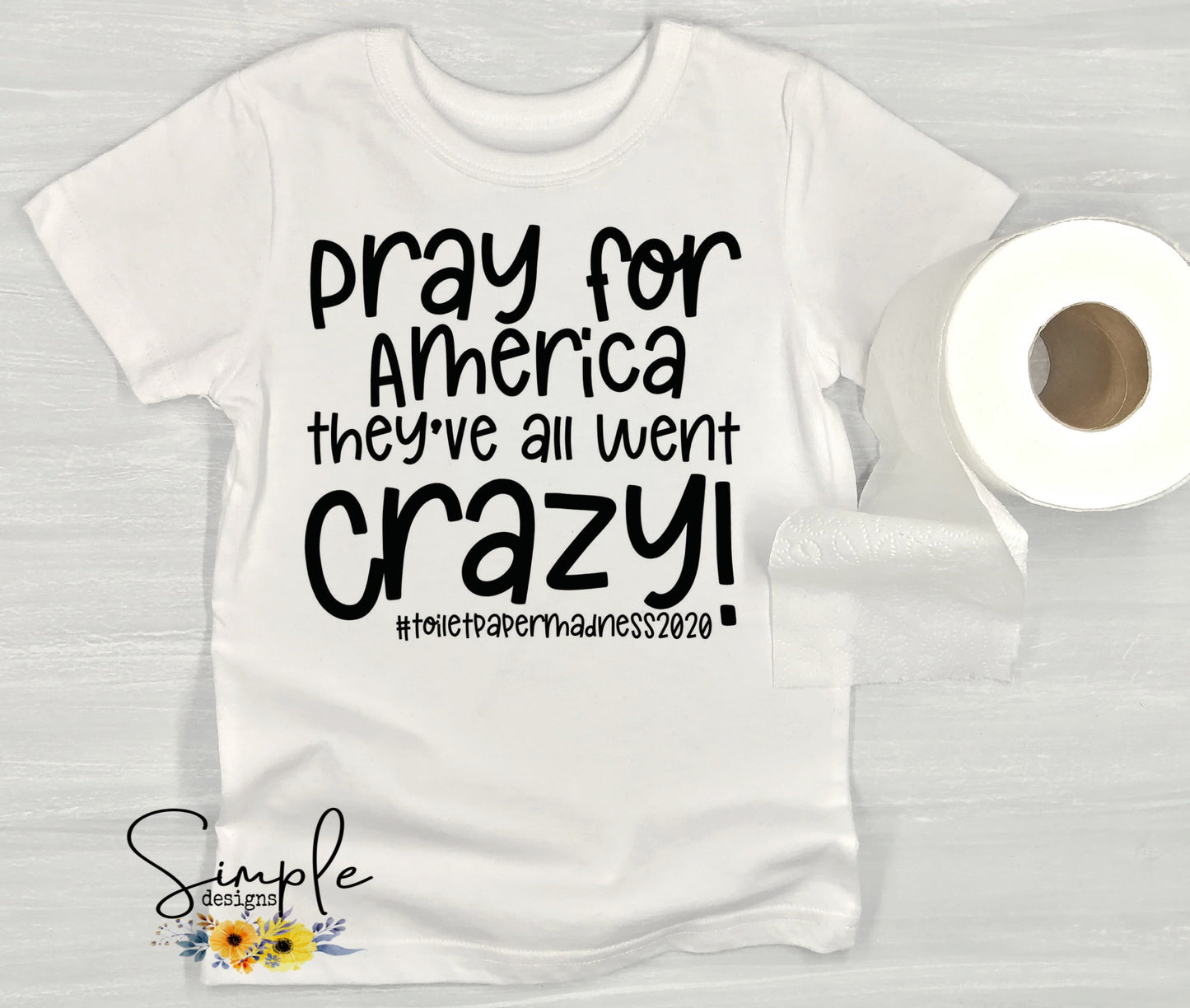 Pray for America Corona Virus Sublimation Heat Transfer Sheets