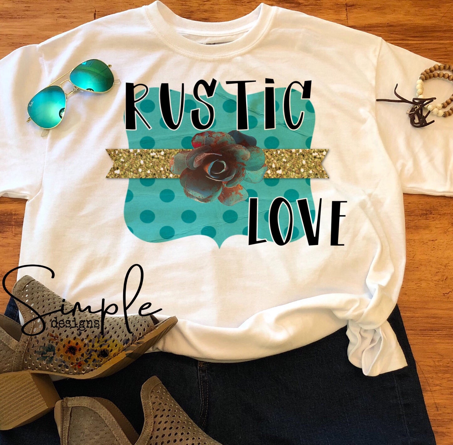 Rustic Love Sublimation Heat Transfer Sheet