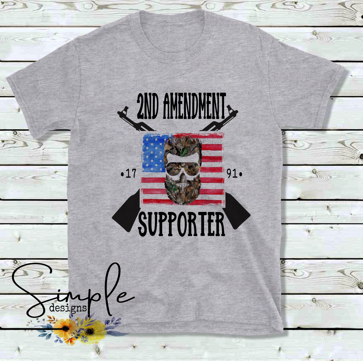 2nd Amendment Supporter Sublimation Heat Transfer Sheet