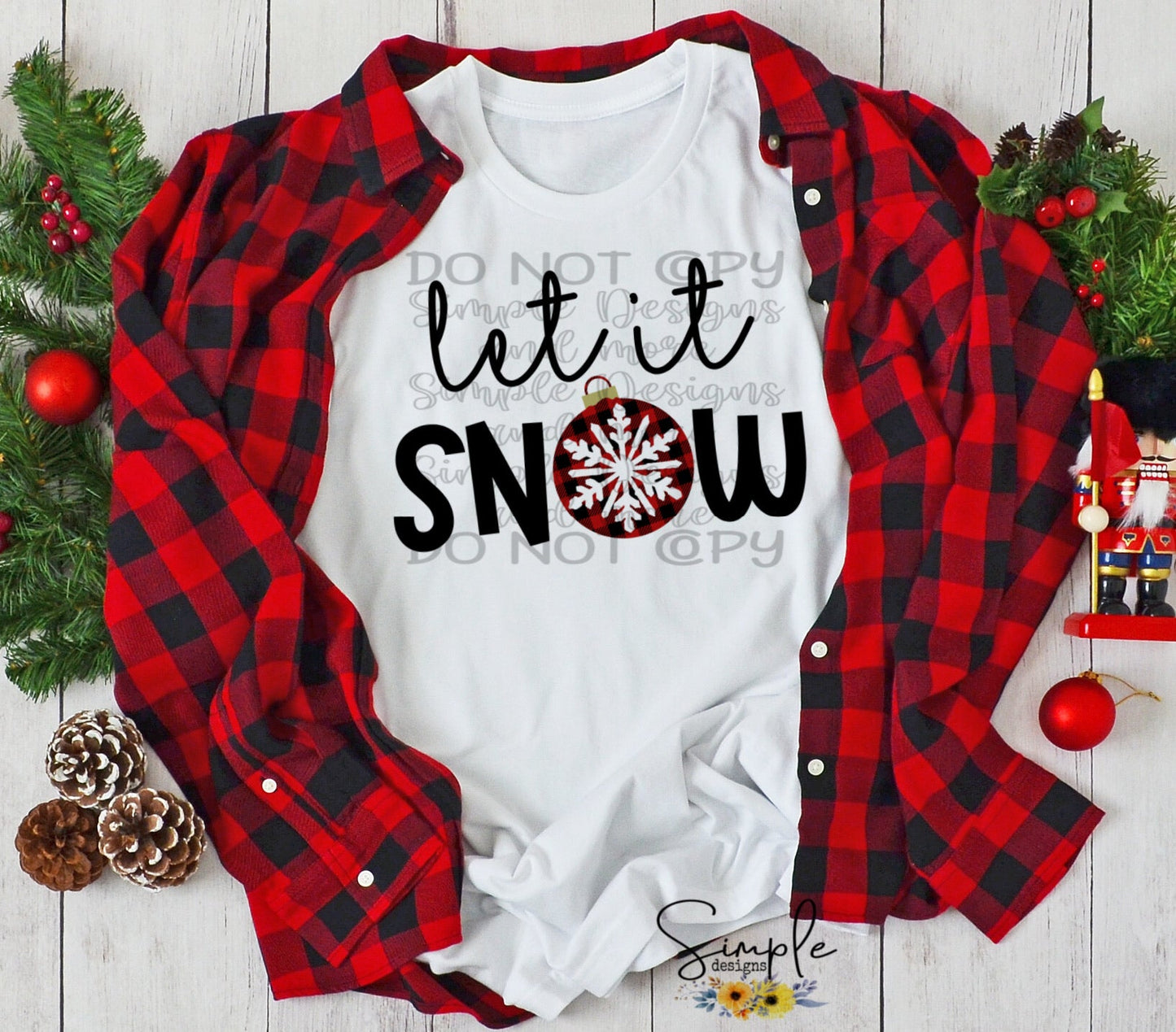 Let It Snow Sublimation Heat Transfer Sheet