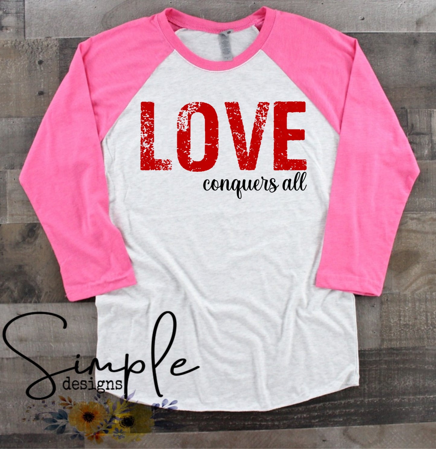 Love Conquers All Sublimation Heat Transfer Sheets