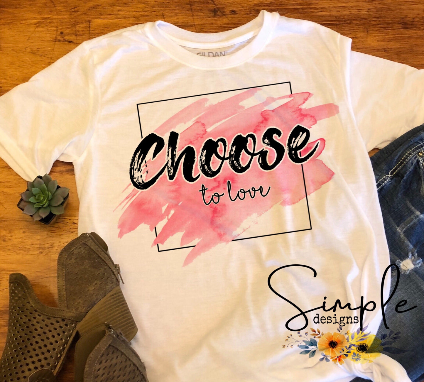 Choose To Love Sublimation Heat Transfer Sheet