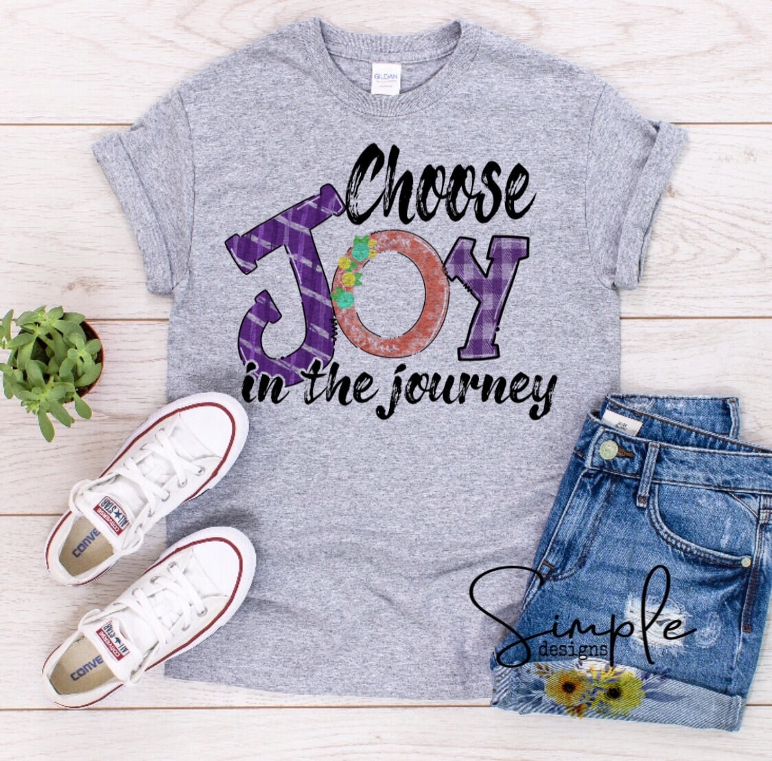 Choose Joy in the Journey Sublimation Heat Transfer Sheet