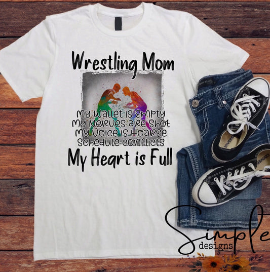 Wrestling Mom Sublimation Heat Transfer Sheet