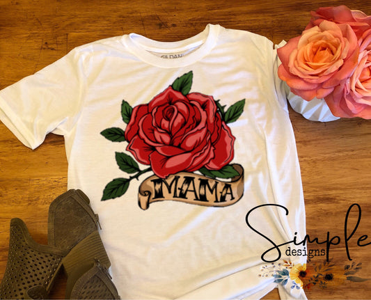 Rose Mama Sublimation Heat Transfer Sheet