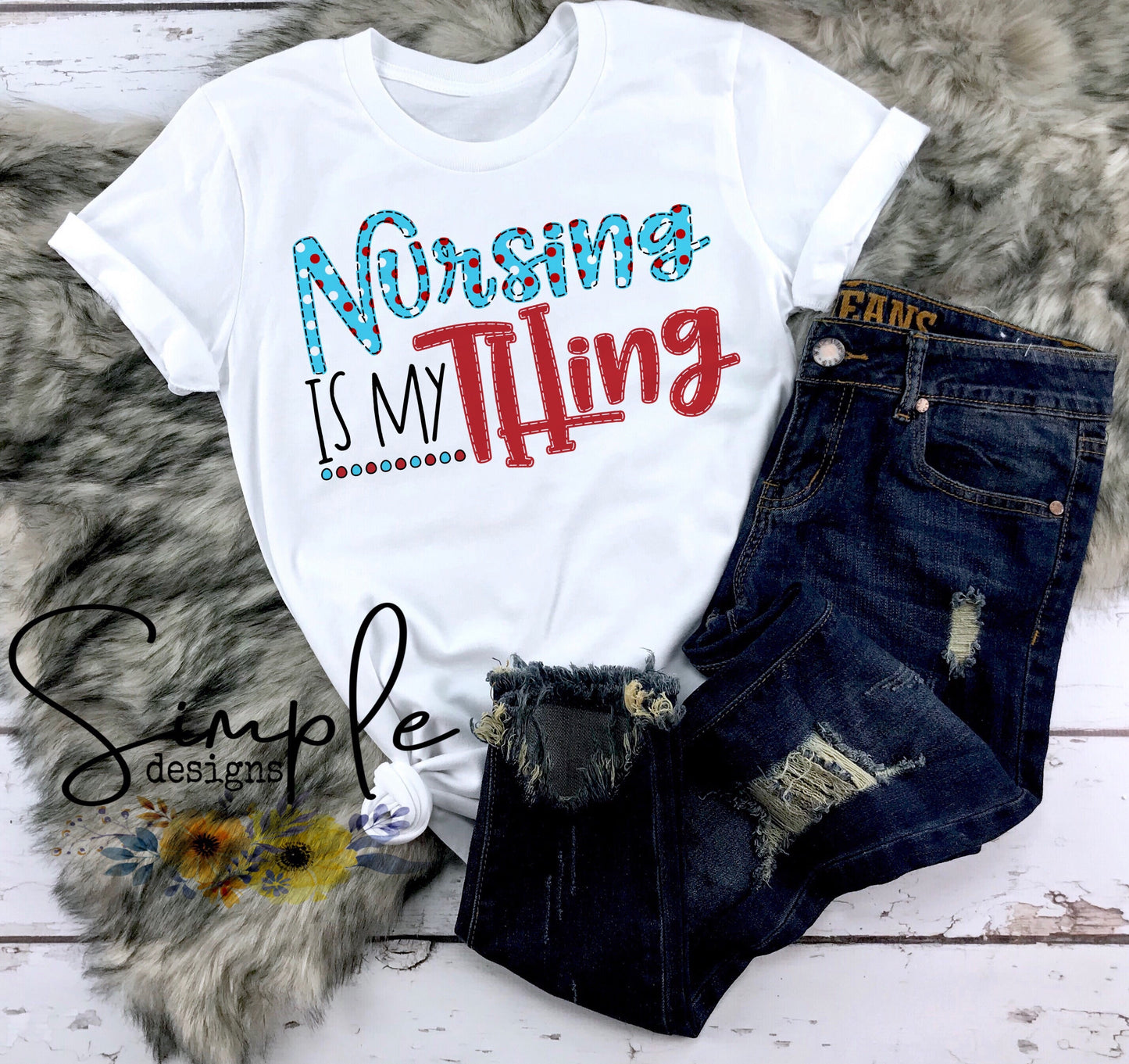 Nursing is My Thing Nurse Sublimation Heat Transfer Sheets