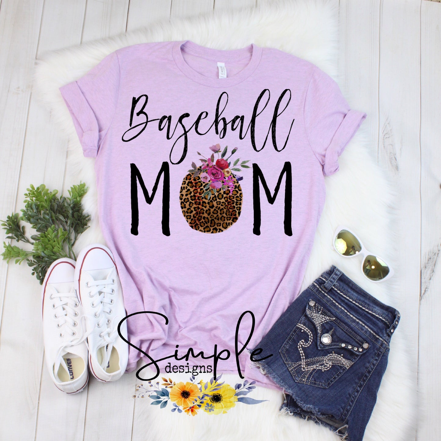 Baseball Mom Sublimation Heat Transfer Sheet