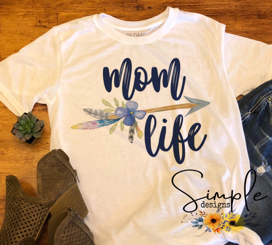 Mom Life Sublimation Heat Transfer Sheets