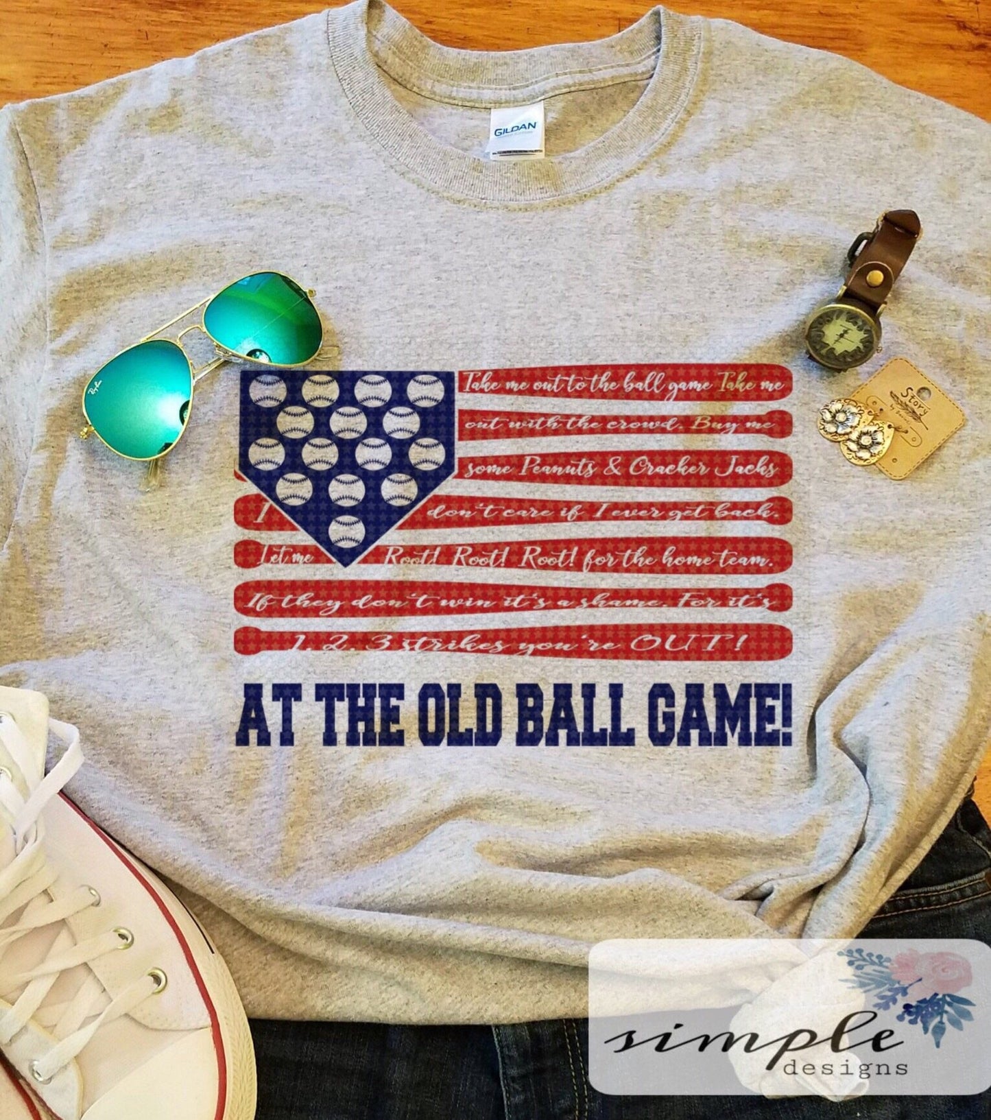 At the Old Ballgame Sublimation Heat Transfer Sheet