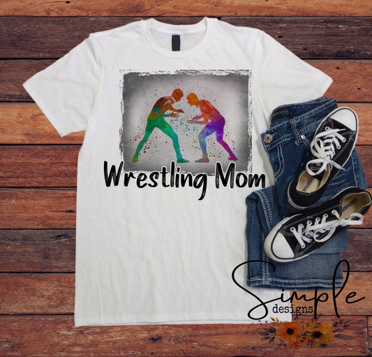 Wrestling Mom Sublimation Heat Transfer Sheet