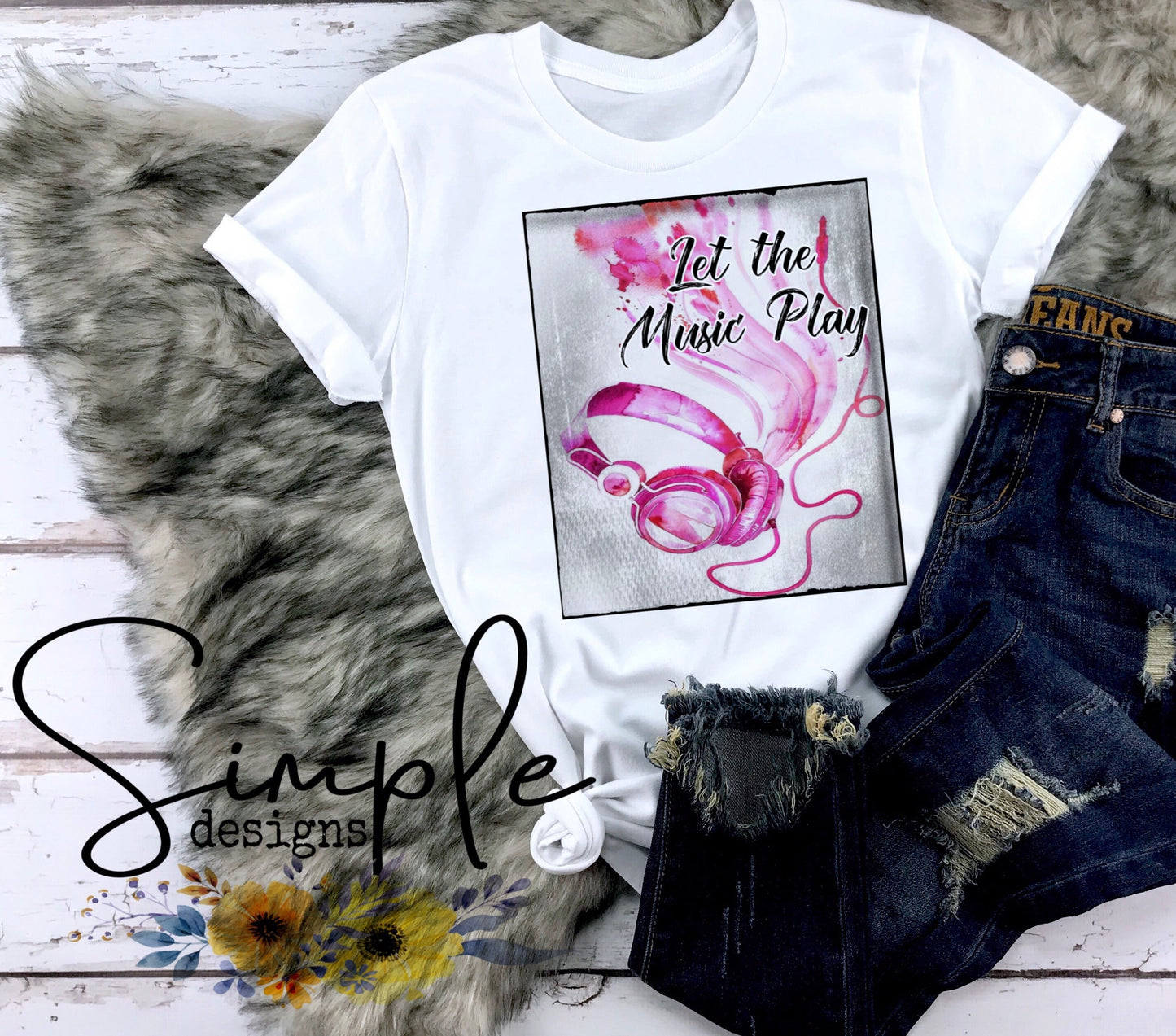 Let the Music Play Sublimation Heat Transfer Sheet