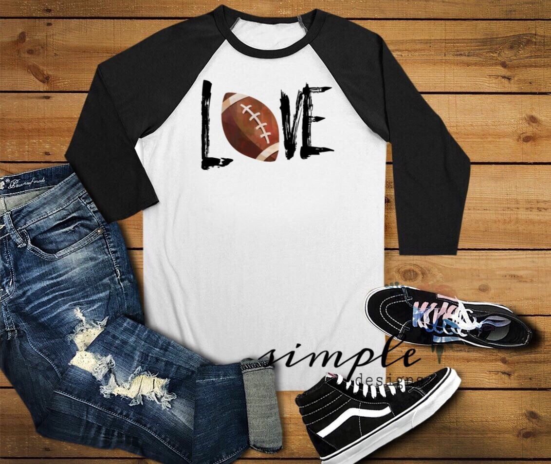 Love Football Sublimation Heat Transfer Sheet