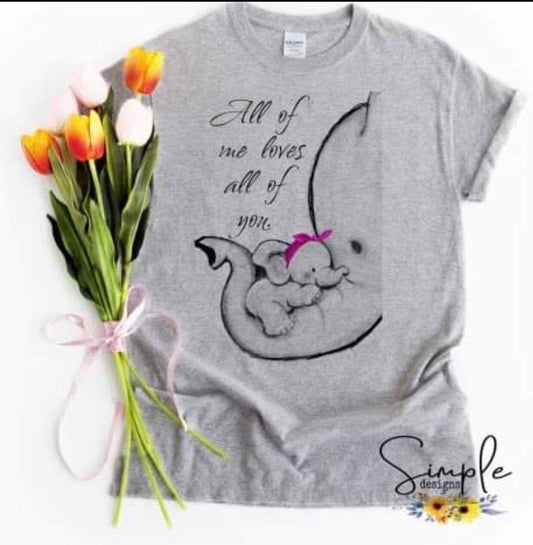 All of Me Loves All of You Sublimation Heat Transfer Sheets