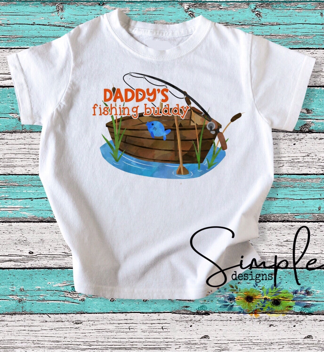 Daddy’s Fishing Buddy Sublimation Heat Transfer Sheet