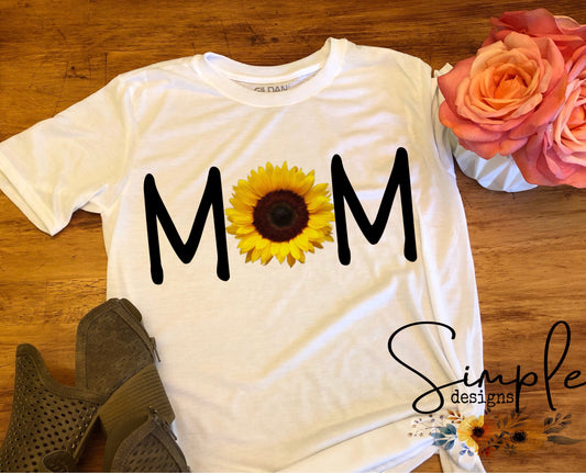 Sunflower Mom Sublimation Heat Transfer Sheet